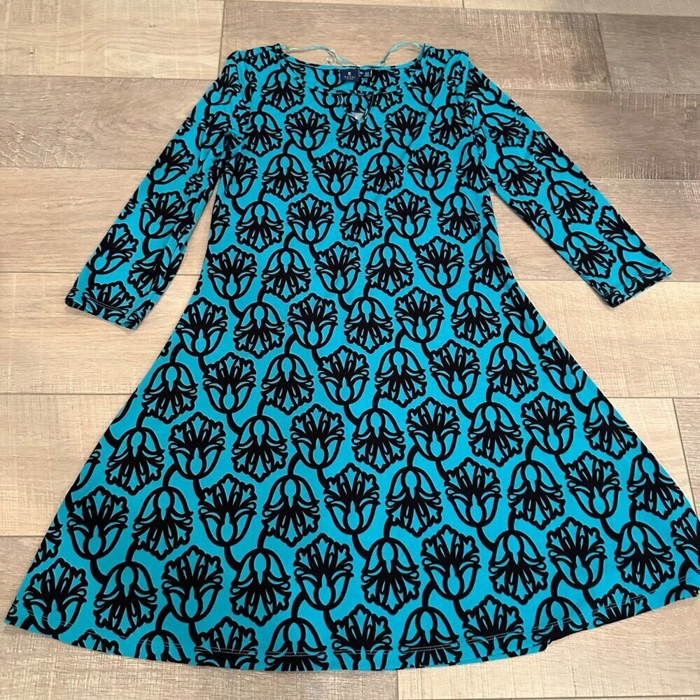 KAARI BLUE WOMENS TEAL DRESS XS